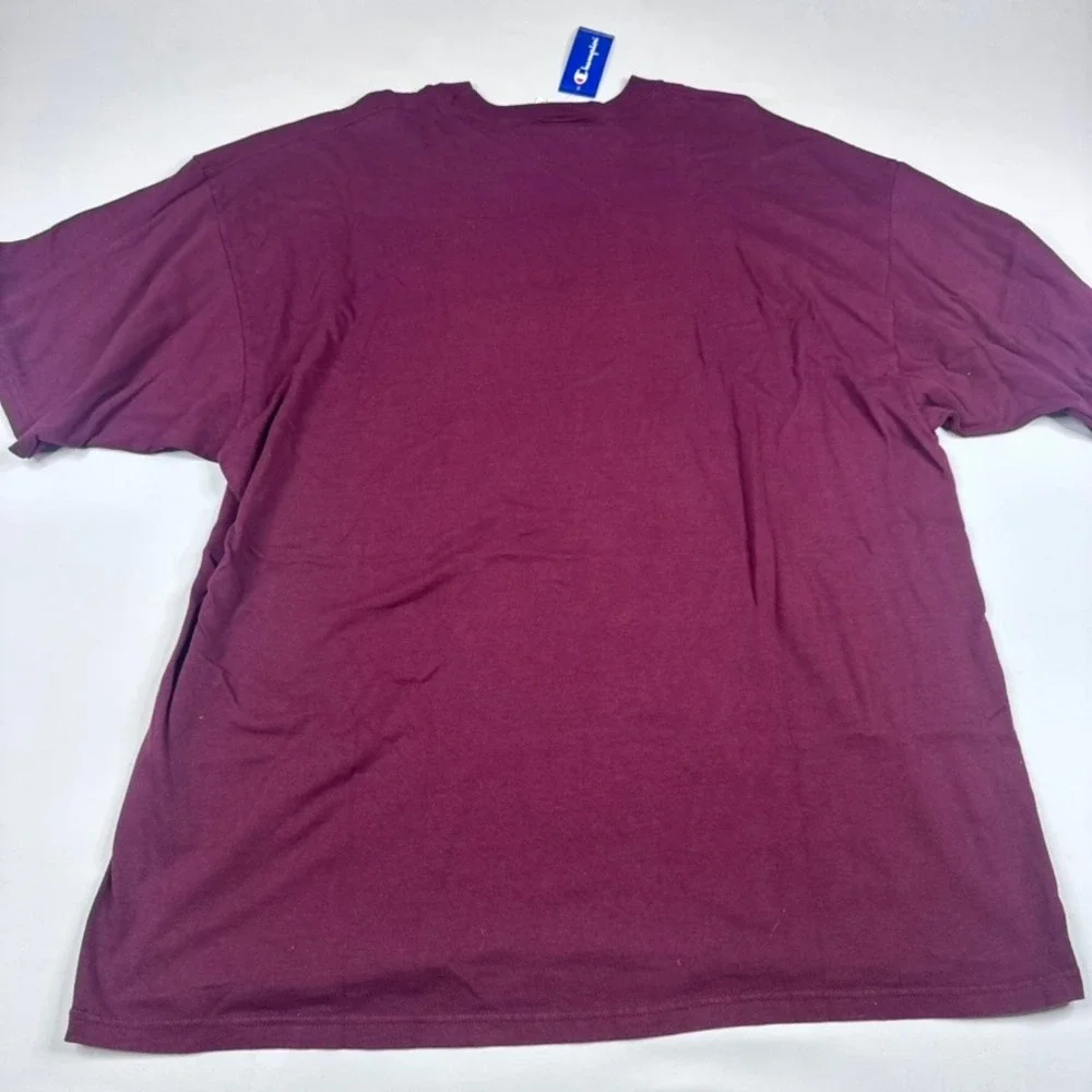 Vintage Champion T-Shirt Mens 2XL Red Graphic 90s Deadstock NEW - Picture 3 of 7